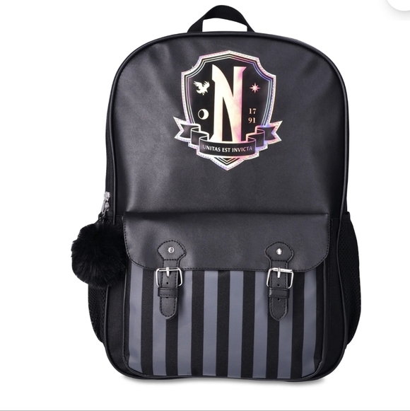 Wednesday Nevermore 17" Backpack - Picture 2 of 5